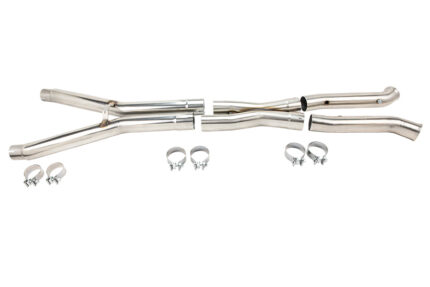 أنابيب توصيل العادم Kooks Headers - 3" SS Competition Only X-Pipe. 2009-2013 Corvette 6.2L. Connects to OEM.