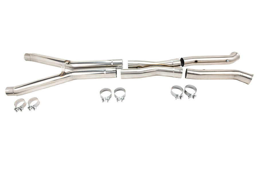 3" SS Competition Only X-Pipe. 2009-2013 Corvette 6.2L. Connects to OEM. 3" SS Competition Only X-Pipe. 2009-2013 Corvette 6.2L. Connects to OEM.