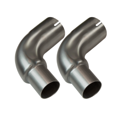 أنابيب توصيل العادم Kooks Headers - PAIR of 3" x 2-1/2" SS Connection Adapters. Fits 2016-2020 Mustang GT350 5.2L