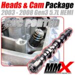 2003-2008 5.7L HEMI CNC Ported Heads and Performance Camshaft Package by MMX - Modern Muscle Xtreme