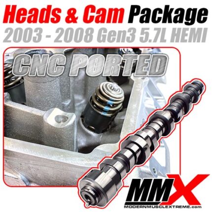 2003-2008 5.7L HEMI CNC Ported Heads and Performance Camshaft Package by MMX - Modern Muscle Xtreme