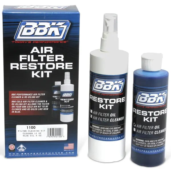 BBK Air Filter Cleaner & Oil Recharger Kit BBK Air Filter Cleaner & Oil Recharger Kit