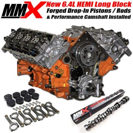 6.4L HEMI MMX Camshaft installed Forged Long Block - Modern Muscle Xtreme