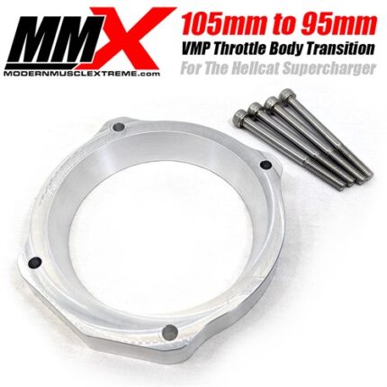 105mm to 95mm Throttle Body Transition to Hellcat Supercharger by MMX - Modern Muscle Xtreme