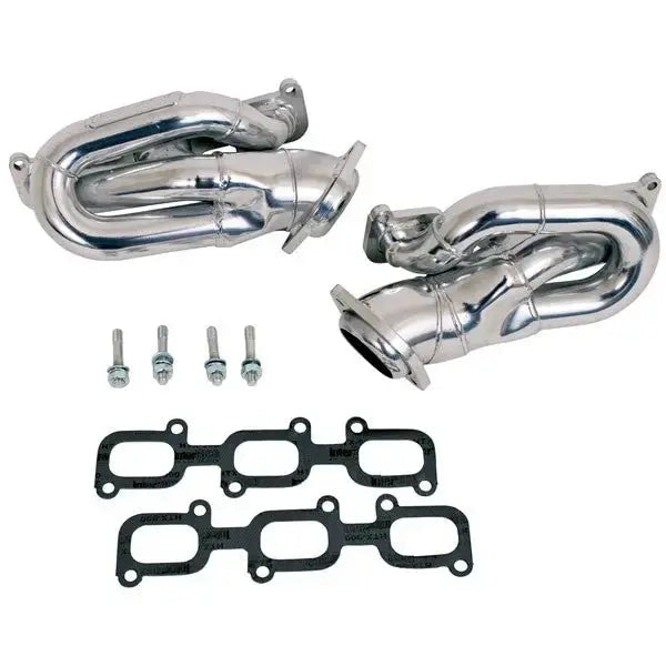 Ford Mustang V6 3.7L 1-5/8 Shorty Exhaust Headers Polished Silver Ceramic 11-17 Ford Mustang V6 3.7L 1-5/8 Shorty Exhaust Headers Polished Silver Ceramic 11-17
