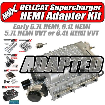 Hellcat Supercharger Adapter Kit by MMX - Modern Muscle Xtreme