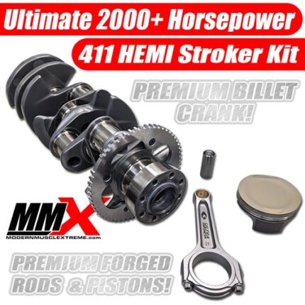2000 HP HEMI 411/426 Stroker kit by MMX - Modern Muscle Xtreme