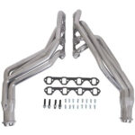 قطعة نظام عادم BBK Performance - Ford Mustang GT 5.0 1-5/8 Long Tube Exhaust Headers Polished Silver Ceramic 94-95