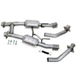 قطعة نظام عادم BBK Performance - Ford Mustang 5.0L 2-1/2 High Flow Catted H-Pipe 86-93