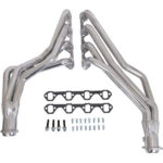 Ford Mustang GT 5.0 1-5/8 Shorty Equal Length Exhaust Headers Polished Silver Ceramic 94-95