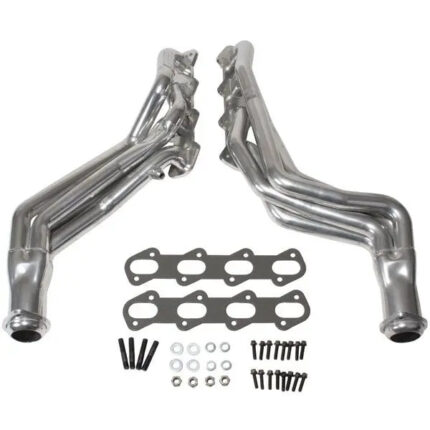 Ford Mustang Cobra Mach 1 1-5/8 Long Tube Exhaust Headers Polished Silver Ceramic 99-04