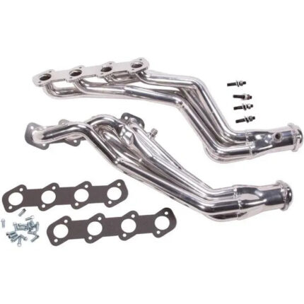 قطعة نظام عادم BBK Performance - Ford Mustang GT 1-5/8 Long Tube Exhaust Headers Polished Silver Ceramic 96-04