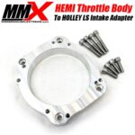HEMI Throttle Body to Holley LS Intake Adapter Kit by MMX - Modern Muscle Xtreme