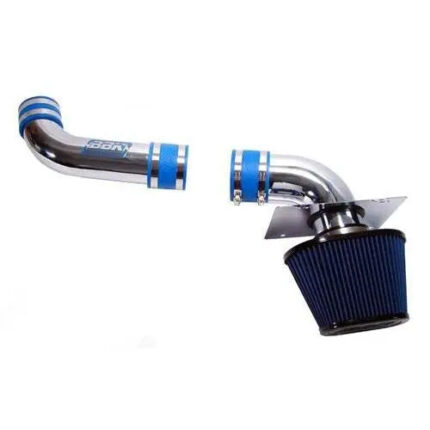 نظام سحب هواء بارد BBK Performance - Ford Mustang 5.0 Cold Air Intake Kit Fender well Style Powder Coated Chrome 86-93
