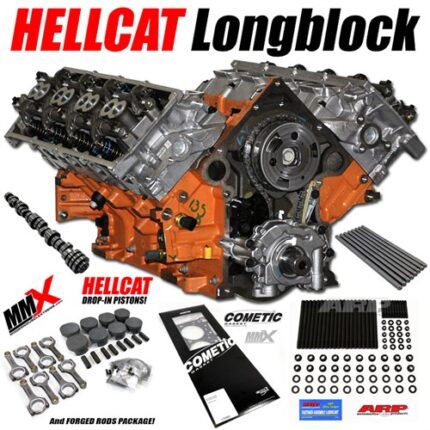 Hellcat 6.2L HEMI FORGED Long Block by MMX - Modern Muscle Xtreme