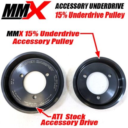 MMX 15% Underdrive Hellcat Dampener Accessory Drive Pulley - Modern Muscle Xtreme