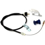 قطعة تعليق ومنظومة دفع BBK Performance - Ford Mustang Adjustable Clutch Cable And Quadrant Kit With Firewall Adjuster 96-04