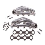 قطعة نظام عادم BBK Performance - Ford Mustang GT 1-5/8 Shorty Exhaust Headers Polished Silver Ceramic 05-10