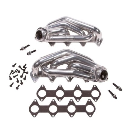 قطعة نظام عادم BBK Performance - Ford Mustang GT 1-5/8 Shorty Exhaust Headers Polished Silver Ceramic 05-10