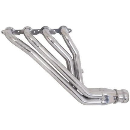 قطعة نظام عادم BBK Performance - Chevrolet GM Full Size Truck 4.8 5.3 6.0 1-3/4 Long Tube Exhaust Headers Polished Silver Ceramic 99-02