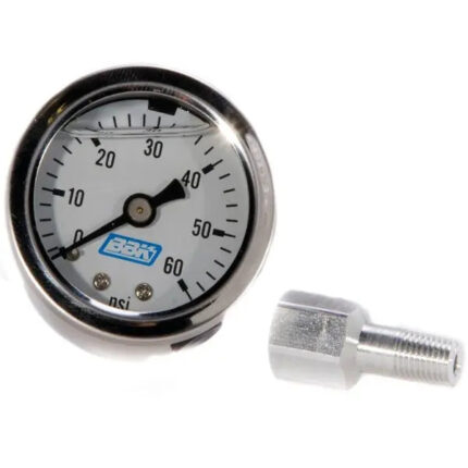 قطعة نظام وقود BBK Performance - Ford Mustang Liquid Filled Fuel Pressure Gauge With Adapter