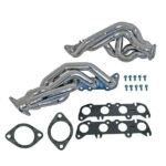 قطعة نظام عادم BBK Performance - Ford Mustang GT 1-3/4 Shorty Exhaust Headers Polished Silver Ceramic 11-14