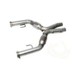 قطعة نظام عادم BBK Performance - Ford Mustang V6 4.0 2-3/4 Short High Flow Catted X-Pipe 05-10