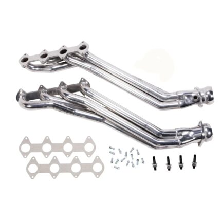 قطعة نظام عادم BBK Performance - Ford Mustang GT 1 5/8 Long Tube Exhaust Headers Polished Silver Ceramic 05-10