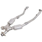 قطعة نظام عادم BBK Performance - Ford Mustang GT 2-1/2 High Flow Catted X-Pipe 99-04