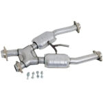قطعة نظام عادم BBK Performance - Ford Mustang GT 2-1/2 High Flow Catted Short X-Pipe 94-95
