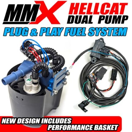 Hellcat Dual Pump Fuel Pump System - New Design Performance Plug and Play - by MMX - Modern Muscle Xtreme