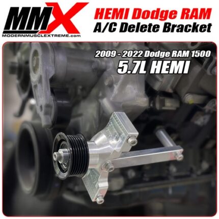 2009-2022 Dodge RAM 1500 5.7 HEMI A/C Delete Bracket by MMX - Modern Muscle Xtreme