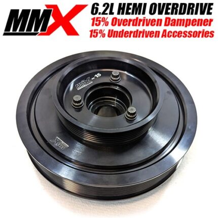 6.2L HEMI Hellcat Max Effort 15% Overdriven/Underdriven Balancer Dampener Combination by MMX - Modern Muscle Xtreme