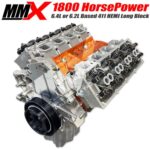 411 HEMI Long Block Stroker Engine 1800HP Rated by MMX - Modern Muscle Xtreme