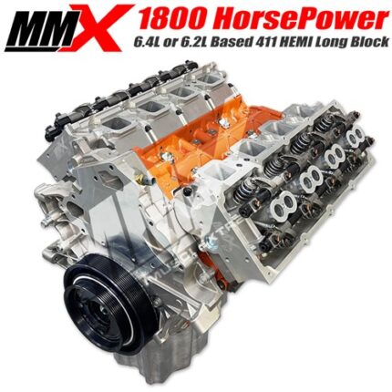 411 HEMI Long Block Stroker Engine 1800HP Rated by MMX - Modern Muscle Xtreme