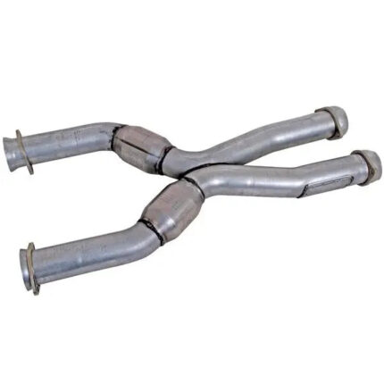 قطعة نظام عادم BBK Performance - Ford Mustang Coyote 5.0 Swap High Flow Catted X-Pipe 87-04