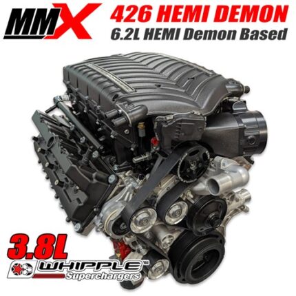 1500 Horsepower 3.8 Whipple Supercharged 426 Crate Engine by MMX - Modern Muscle Xtreme