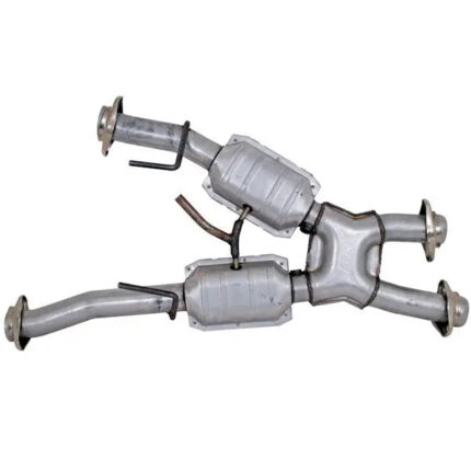 قطعة نظام عادم BBK Performance - Ford Mustang V6 / V8 High Flow Catted X-Pipe 79-93 Automatic