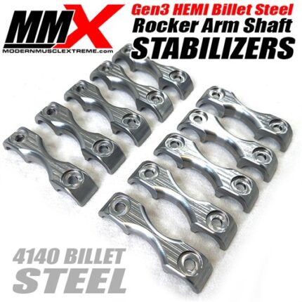 HEMI Rocker Arm Shaft Stabilizers - 4140 Premium Billet Steel by MMX - Modern Muscle Xtreme