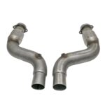 قطعة نظام عادم BBK Performance - Ford Mustang GT350 3 Inch High Flow Catted Mid Pipe Kit 16-20