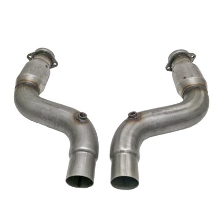 قطعة نظام عادم BBK Performance - Ford Mustang GT350 3 Inch High Flow Catted Mid Pipe Kit 16-20
