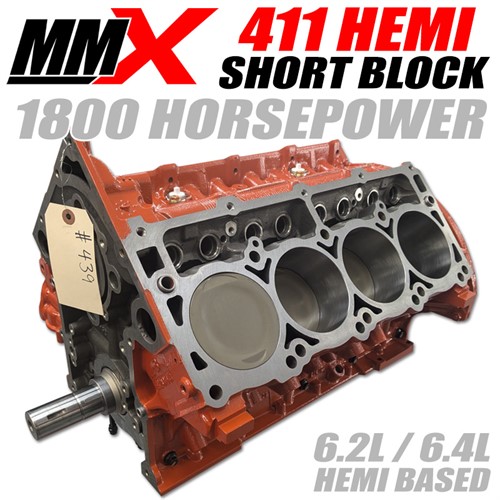 411 HEMI 2000 HP Stroker Short Block - 6.4/6.2 Based by MMX 411 HEMI 2000 HP Stroker Short Block - 6.4/6.2 Based by MMX