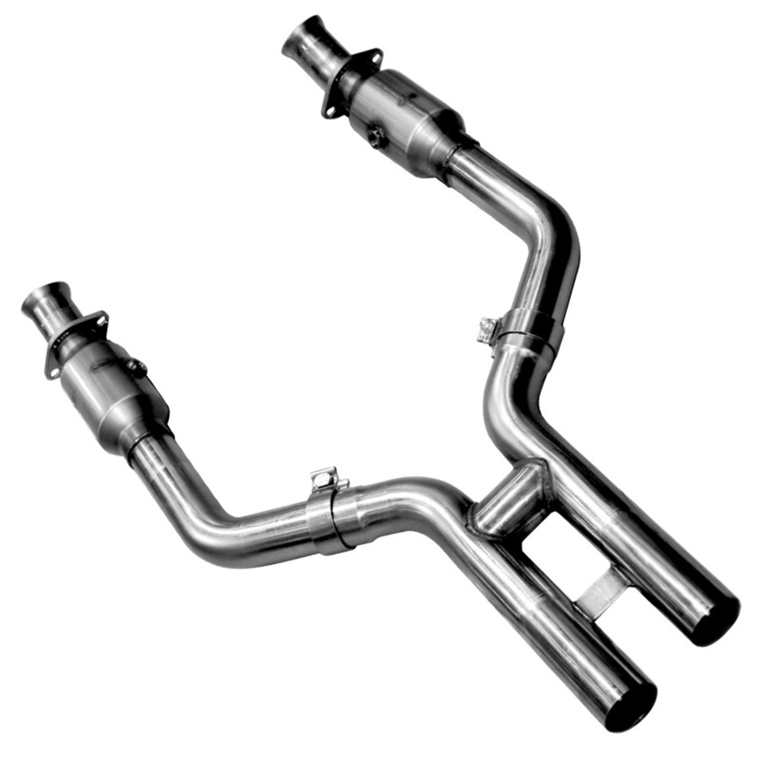 2-1/2" GREEN Catted H-Pipe. 2005-2010 Mustang GT 4.6L 3V. Req. Kooks Headers. 2-1/2" GREEN Catted H-Pipe. 2005-2010 Mustang GT 4.6L 3V. Req. Kooks Headers.