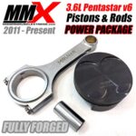 Challenger Charger 300c 3.6L V6 Pentastar Forged Piston and Rod Kit by MMX - Modern Muscle Xtreme