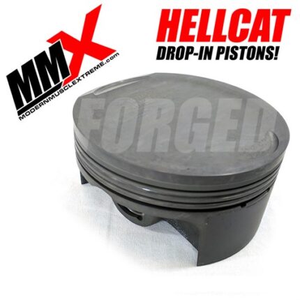 Hellcat 6.2L HEMI Forged Drop In Pistons by MMX - Modern Muscle Xtreme