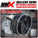 Hellcat HEMI ATI Super Damper Harmonic Balancer - 15 Percent Underdriven For Turbo Charging by MMX and ATI - Modern Muscle Xtreme