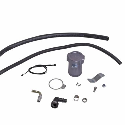 قطعة أداء للمحرك BBK Performance - Ford Mustang 2.3 Ecoboost Oil Separator Kit With Billet Aluminum Catch Can 15-20
