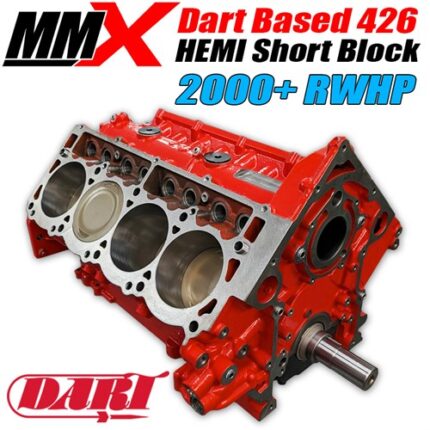 426 HEMI Dart Based Short Block - 2000Hp Capable - by MMX - Modern Muscle Xtreme