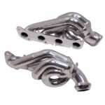 قطعة نظام عادم BBK Performance - Ford F150 5.0 Coyote 1-3/4 Shorty Tuned Length Exhaust Headers Polished Silver Ceramic 11-14