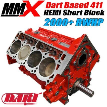 411/417/432 HEMI Dart Based Short Block - 2000+ Capable - by MMX - Modern Muscle Xtreme
